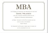 Mba Graduation Party Invitations Simple Border Brown and White Graduation Invitations by Ib