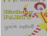 Mcdonalds Birthday Invitation Cards Mcdonalds Birthday Card Beautiful Mcdonalds Ad Birthday