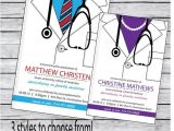Medical School Graduation Party Invitations Medical School Graduation Invitation Tie Bow Tie or by