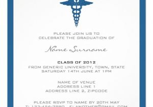 Medical School Graduation Party Invitations Personalized Medical School Graduation Invitations