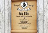 Medieval Party Invitations Medieval Party Invitation Wording