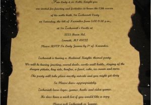 Medieval Party Invitations Medieval Times Birthday Quotes Quotesgram
