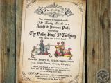 Medieval Party Invitations Medieval Times Printable Invitation for Renaissance
