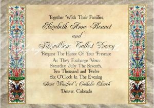 Medieval Wedding Invitations Wording 37 Best Images About Medieval Wedding Invites On Pinterest
