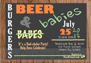 Mens Baby Shower Invitations Beer and Diapers 17 Man Shower Invitations