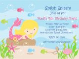 Mermaid Birthday Invitation Template Grooving with the Glover 39 S Madi 39 S 4th Birthday Party