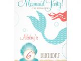 Mermaid Birthday Invitation Template Mermaid Party Birthday Invitations 5 Quot X 7 Quot Invitation