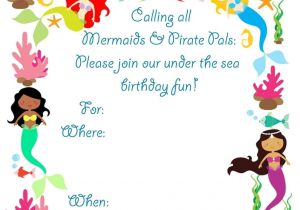 Mermaid Birthday Invitations Free Printable Pickled Okra by Charlie Mermaid Bithday Party Invitations