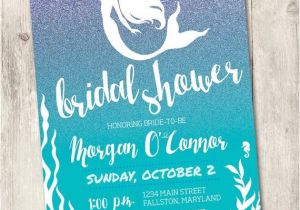Mermaid themed Bridal Shower Invitations Best 25 Mermaid Bridal Showers Ideas On Pinterest