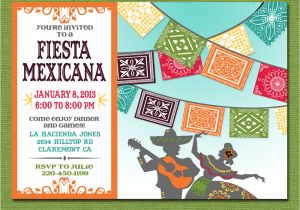 Mexican Party Invitation Template Print Yourself Mexican Fiesta Invitation Custom Printable