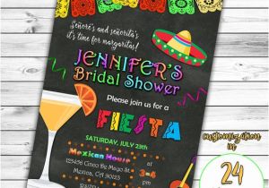 Mexican themed Bridal Shower Invitations Fiesta Bridal Shower Invitation Mexican Bridal Shower