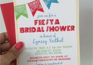 Mexican themed Bridal Shower Invitations Fiesta Bridal Shower Invitations Mexican Wedding Shower