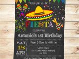 Mexican themed Party Invitations Birthday Mexican Fiesta Party Invitations Printable