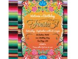 Mexican themed Party Invitations Mexican Fiesta Party Gold Glitter Card