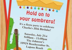 Mexican themed Party Invitations Mexican themed Party Invitations
