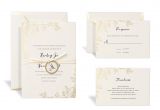 Michaels Wedding Invitation Template Shop for the Floral Gold Wedding Invitation Kit by