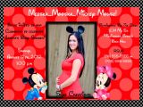 Mickey and Minnie Mouse Baby Shower Invitations How to Make Minnie Mouse Baby Shower Invitations