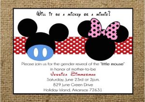 Mickey and Minnie Mouse Baby Shower Invitations Unavailable Listing On Etsy