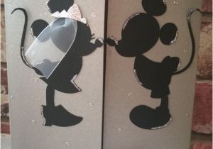 Mickey and Minnie Wedding Invitations Minnie Mickey Mouse Wedding Card Invitation by