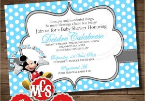 Mickey Baby Shower Invitations Unavailable Listing On Etsy