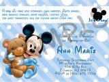 Mickey Mouse Baby Shower Invitations Mickey Mouse Baby Shower Invitation by Eqpartyinvitations