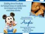 Mickey Mouse Baby Shower Invitations Mickey Mouse Baby Shower Invitations Baby by