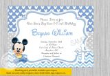 Mickey Mouse Baptism Invitations Baby Mickey Mouse Christening Invitations Baby Mickey Baptism