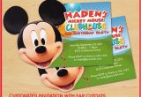 Mickey Mouse Clubhouse Custom Birthday Invitations Mickey Mouse Clubhouse Birthday Invitations Custom On