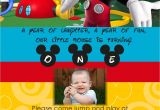Mickey Mouse Clubhouse Custom Birthday Invitations Mickey Mouse Clubhouse Personalized Invitation by