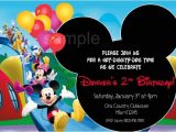 Mickey Mouse Clubhouse Party Invitations Free Template 15 Mickey Mouse Birthday Invitation Templates Psd