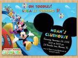 Mickey Mouse Clubhouse Party Invitations Free Template Mickey Mouse Clubhouse Invitations for Special Birthday