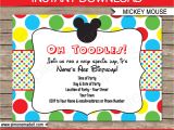 Mickey Mouse Clubhouse Party Invitations Free Template Mickey Mouse Party Invitations Template Birthday Party
