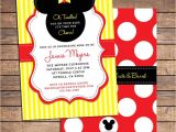 Mickey Mouse Invitations Baby Shower Mickey Mouse Baby Shower Invitation Printable Baby Boy or