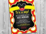 Mickey Mouse Invitations Baby Shower Mickey Mouse Baby Shower Invitations Boy Baby Shower