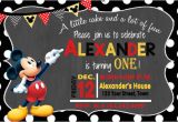 Mickey Mouse Party Invitation Template 31 Mickey Mouse Invitation Templates Free Sample