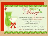 Microsoft Word Holiday Party Invitation Template Eat Drink and Be Merry Christmas Invitation Template
