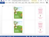 Microsoft Word Party Invitation Template Spring Party Invitation Template for Word