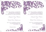 Microsoft Word Wedding Invitation Template Items Similar to Printable Ms Word Wedding Invitation