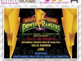 Mighty Morphin Power Ranger Birthday Invitations 457 Diy Masquerade Party Invitation Thank You Card