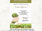 Military Baby Shower Invitations Army Baby Military Baby Shower or Birthday Invitations
