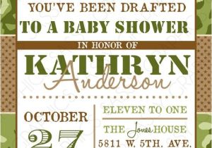 Military Baby Shower Invitations Camo Boy Baby Shower Invite Military Baby Shower
