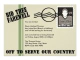 Military Going Away Party Invitation Templates Going Away Party Wording Ideas Just B Cause