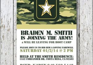 Military Going Away Party Invitation Templates Military Going Away Party Invitations