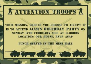 Military themed Party Invitations Bringing It All together Army themed Party the Purple