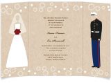 Military Wedding Invitation Wording Samples Military Wedding Invitations
