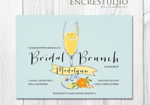 Mimosa Bridal Shower Invitations Items Similar to Bridal Shower Invitation Mimosa Bridal