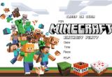 Minecraft Birthday Invitation Template 41 Printable Birthday Party Cards Invitations for Kids