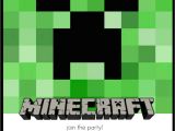 Minecraft Party Invitations Printable 7 Best Of Minecraft Diy Printable Invitation