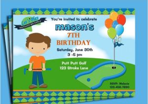 Miniature Golf Birthday Party Invitations Free Printable Mini Golf Invitations
