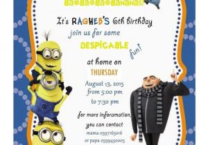 Minion Birthday Party Invites How to Create Minion Birthday Party Invitations Designs